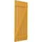 Ekena Millwork Americraft 5-Board (2 Batten) Wood Spaced Board-n-Batten Shutters w/ Z-Bar, ARW102SB519X77TUH, PR ARW102SB519X77TUH - alternate 3